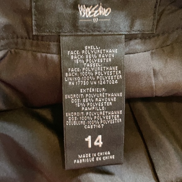 Brand New Mossimo black fringe skirt size 14 - Picture 6 of 6